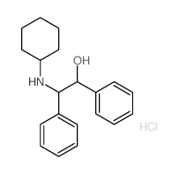 Benzeneethanol, b-(cyclohexylamino)-a-phenyl-, hydrochloride (1:1) structure