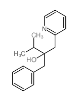 2-Pyridineethanol, a-(1-methylethyl)-a-(phenylmethyl)-结构式