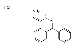 (4-phenylphthalazin-1-yl)hydrazine,hydrochloride Structure