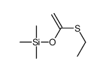 1-ethylsulfanylethenoxy(trimethyl)silane Structure