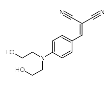 4-(2,2-二氰基乙烯基)-N-双(羟乙基)苯胺结构式