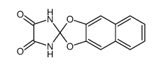 spiro[benzo[f][1,3]benzodioxole-2,2'-imidazolidine]-4',5'-dione结构式