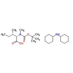N-BOC-N-A-甲基-L-异亮氨酸二环己铵图片
