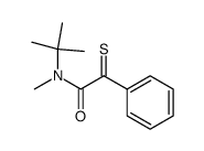 N-tert-Butyl-N-methyl-2-phenyl-2-thioxo-acetamide Structure