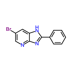 6-Bromo-2-phenyl-1H-imidazo[4,5-b]pyridine Structure