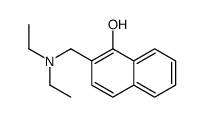 2-(diethylaminomethyl)naphthalen-1-ol结构式