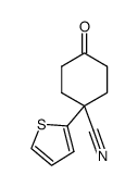 4-CYANO-4-(THIEN-2-YL)CYCLOHEXANONE结构式