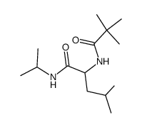 Piv-DL-Leu-NHi-Pr结构式