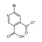 6-溴-4-硝基烟酸结构式