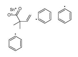 triphenylstannyl 2,2-dimethylbut-3-enoate Structure