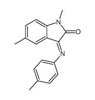 1,5-dimethyl-3-p-tolylimino-indolin-2-one结构式