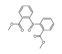 dimethyl 2,2'-sulphinyldibenzoate结构式