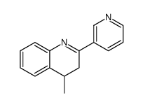4-methyl-2-pyridin-3-yl-3,4-dihydroquinoline结构式