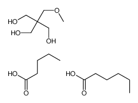 hexanoic acid,2-(hydroxymethyl)-2-(methoxymethyl)propane-1,3-diol,pentanoic acid结构式