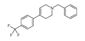 1-benzyl-4-[4-(trifluoromethyl)phenyl]-3,6-dihydro-2H-pyridine Structure