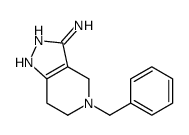 5-(Phenylmethyl)-1,4,6,7-tetrahydropyrazolo[4,3-c]pyridin-3-amine Structure