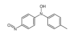 N-(4-nitroso-phenyl)-N-p-tolyl-hydroxylamine Structure