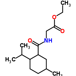 N-[(Ethoxycarbonyl)methyl)-p-menthane-3-carboxamide Structure