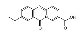 2-(1-methylethyl)-11-oxo-11H-pyrido[2,1-b]quinazoline-8-carboxylic acid Structure