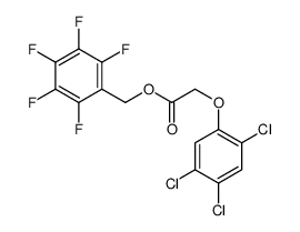 (2,3,4,5,6-pentafluorophenyl)methyl 2-(2,4,5-trichlorophenoxy)acetate Structure