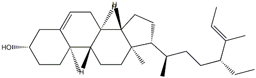 25-[(E)-Ethylidene]-27-norstigmast-5-en-3β-ol结构式