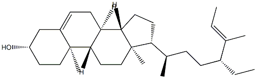 25-[(E)-Ethylidene]-27-norstigmast-5-en-3β-ol structure