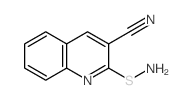 2-(Aminothio)-3-quinolinecarbonitrile结构式