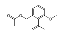 3-Acetoxymethyl-2-isopropenylanisol Structure