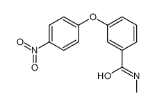 3-(4-NITROPHENOXY)-N-METHYLBENZAMIDE structure