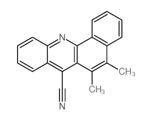 5,6-dimethylbenzo[c]acridine-7-carbonitrile Structure