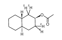 trans,trans-2-decalyl 1,1,3,3-d4 acetate结构式