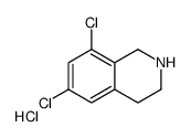6,8-dichloro-1,2,3,4-tetrahydroisoquinoline,hydrochloride Structure