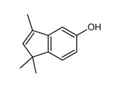 1,1,3-trimethylinden-5-ol结构式