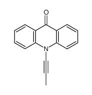 10-(1-propynyl)-9(10H)-acridinone结构式