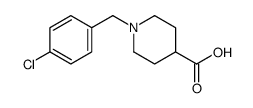 1-(4-氯-苄基)-哌啶-4-羧酸结构式