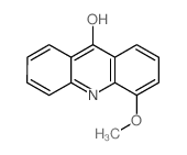 9-Acridinol, 4-methoxy-结构式