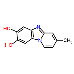Pyrido[1,2-a]benzimidazole-7,8-diol, 3-methyl- (9CI) picture
