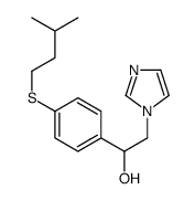 1-Imidazoleethanol, alpha-(p-isopentylthiophenyl)- structure