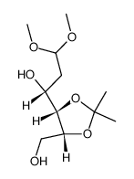 2-deoxy-4,5-O-isopropylidene-D-arabino-hexose dimethyl acetal Structure