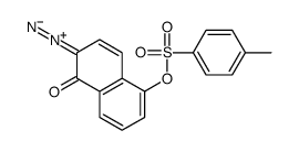2-diazonio-5-(4-methylphenyl)sulfonyloxynaphthalen-1-olate结构式