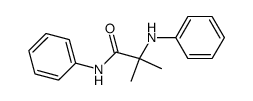 α-anilino-isobutyric acid anilide结构式