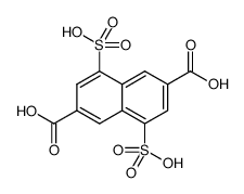 4,8-二磺酰基-2,6-萘二甲酸结构式