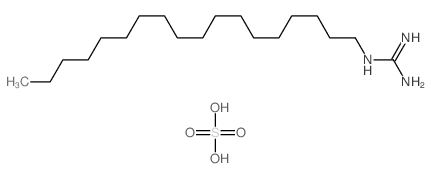 2-octadecylguanidine,sulfuric acid Structure