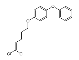 1-(5,5-dichloropent-4-enoxy)-4-phenoxybenzene结构式