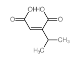 2-Butenedioic acid,2-(1-methylethyl)-, (2E)-结构式