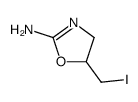 5-iodomethyl-4,5-dihydro-oxazol-2-ylamine结构式