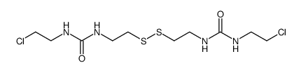 bis N,N'-(N-chloro-2 ethylcarbamoyl)cystamine结构式