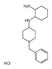1-benzyl-4-(2-aminocyclohexylamino)piperidine trihydrochloride结构式