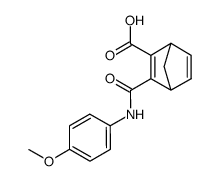 3-(p-methoxyphenylcarbamoyl)norbornadiene-2-carboxylic acid结构式