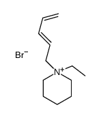 1-ethyl-1-penta-2,4-dienylpiperidin-1-ium,bromide Structure